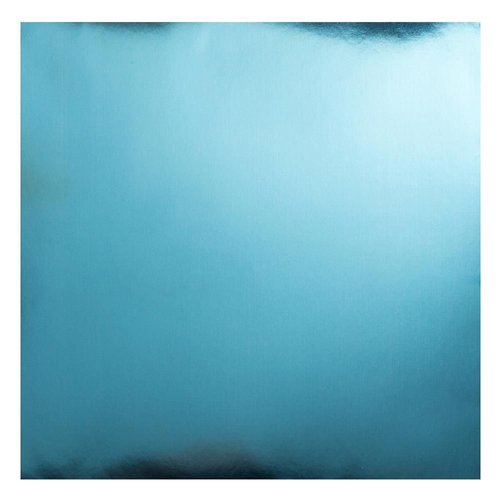 Bazzill Foil Cardstock 12&quot;x12&quot; Baby Blue