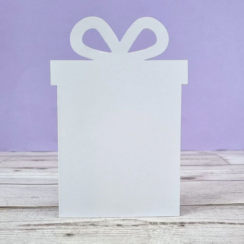 Luxury Shaped Card Blanks &amp; Envelopes - Present