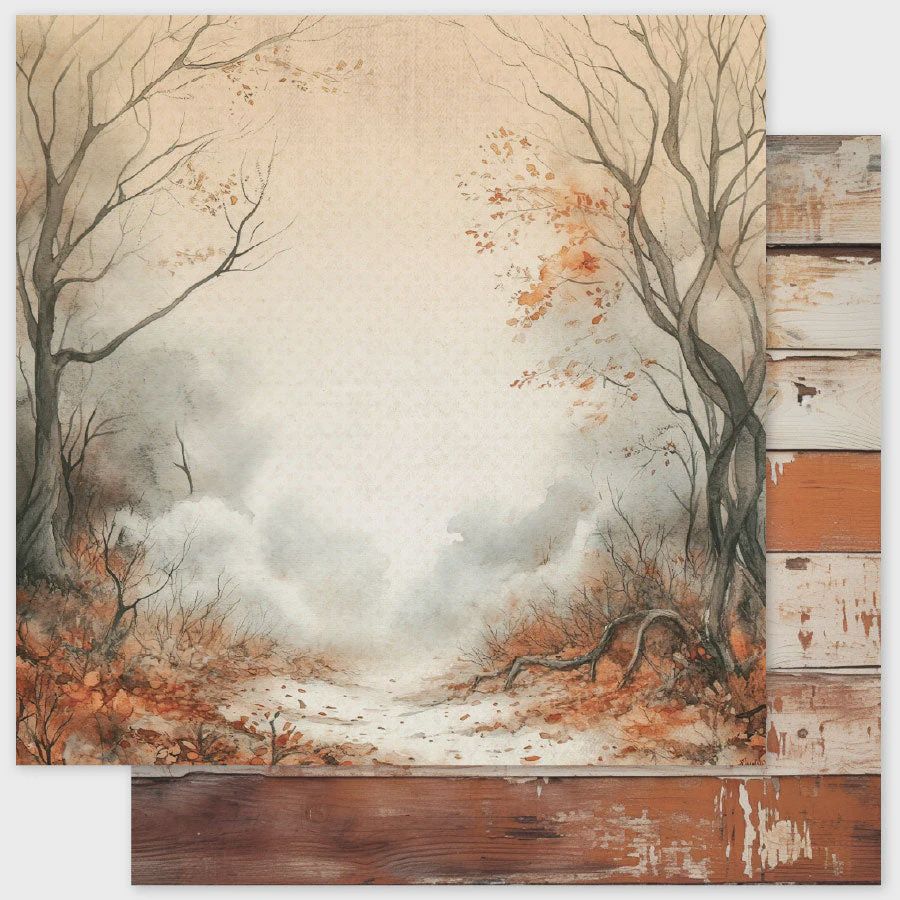 Halloween Hollow Basics D 12x12 Paper