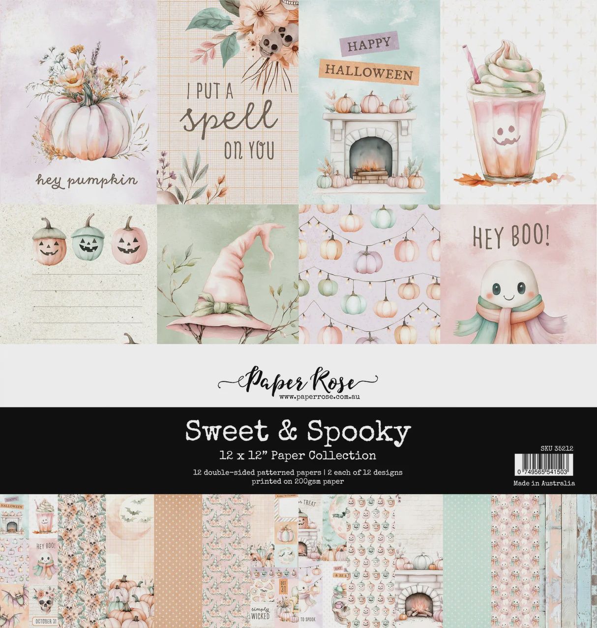 Sweet &amp; Spooky 12x12 Paper Collection