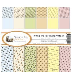 Reminisce Collection Kit 12&quot;X12&quot; Winnie The Pooh Little Prints