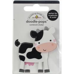 Doodlebug Doodle-Pops 3D Stickers What&#39;s Moo?