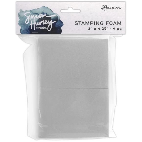 Simon Hurley create. Stamping Foam 3&quot;X4.25&quot; 4/Pkg
