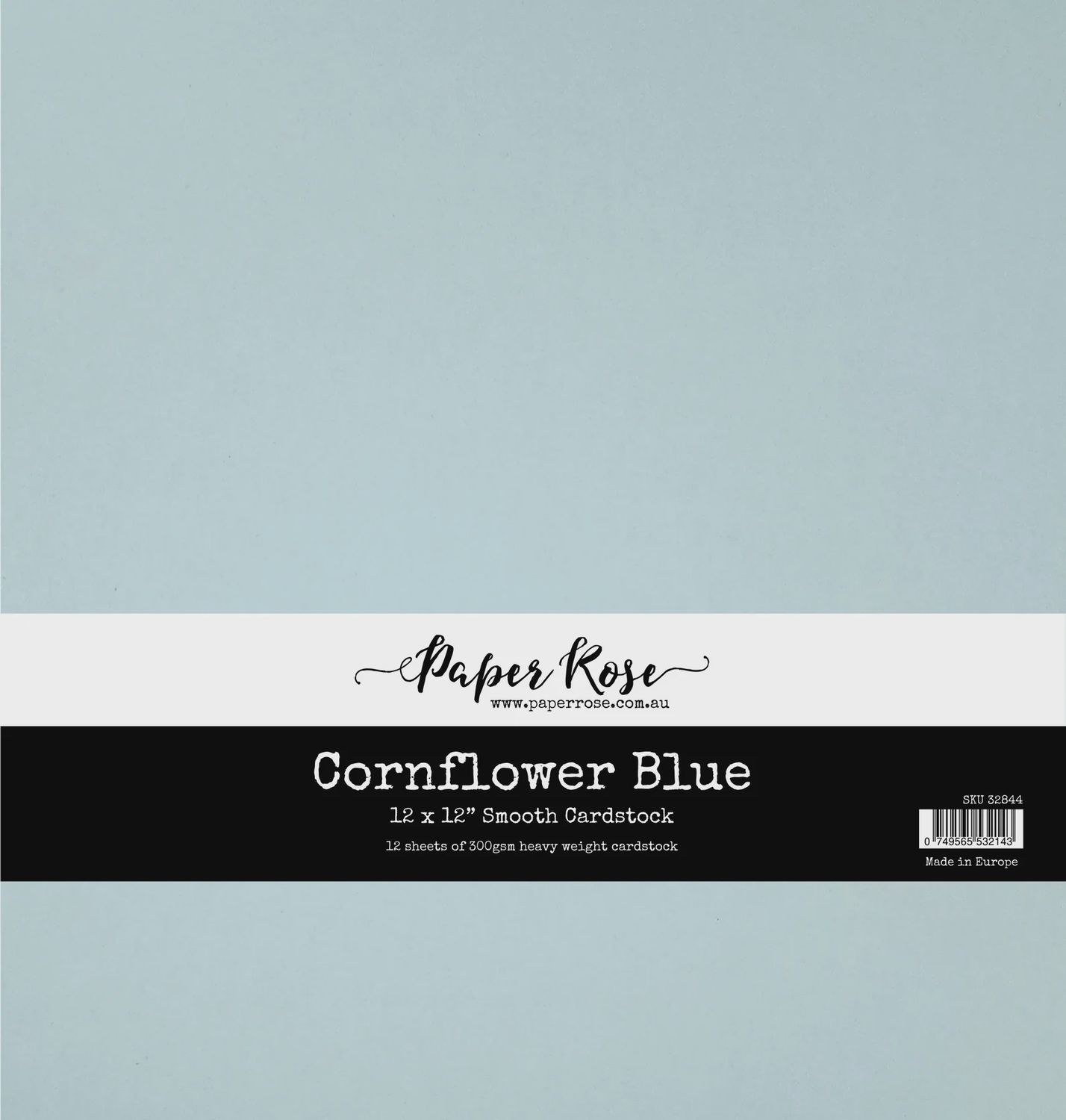 Cornflower Blue Smooth Cardstock 12x12&quot; 12 sheets