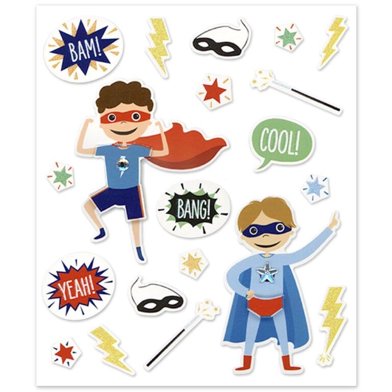 MultiCraft – Forever in Time – Handmade Stickers – Superkids