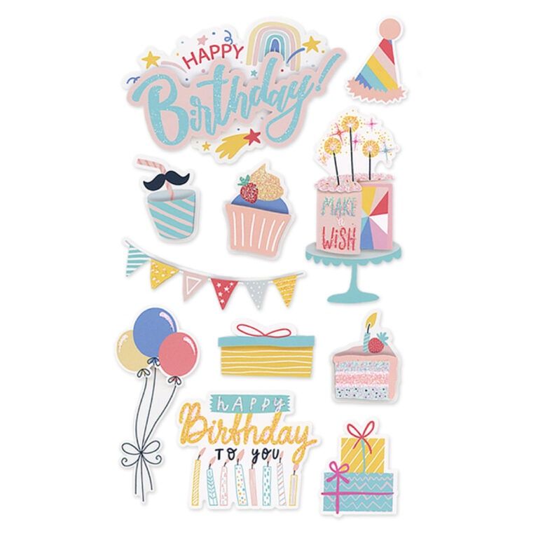 MultiCraft – Forever in Time – Handmade Stickers – Make a Wish