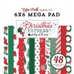 Echo Park Double-Sided Cardmakers Mega Pad 6&quot;X6&quot; Christmas Express