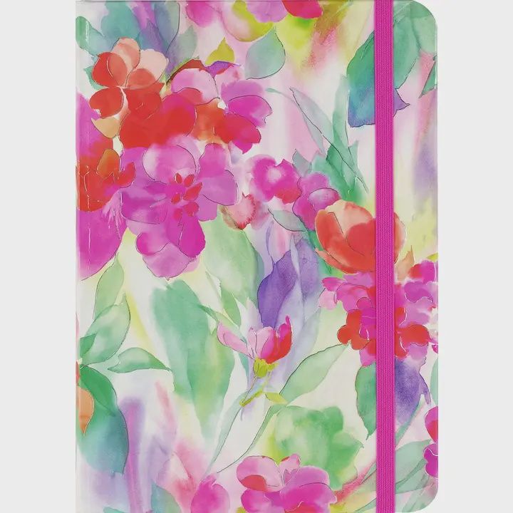 Watercolor Petals Journal