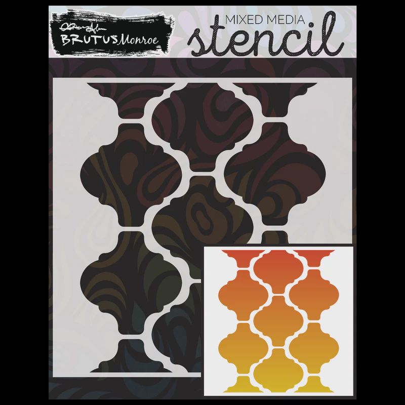 Ornamental Tile Basics | Mixed Media Stencil