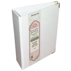 Mixed Media Journal Organizer A5 W/Metal Corners White