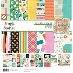 Simple Stories Double-Sided Cardstock Collection 12&quot;x12&quot; Game Night