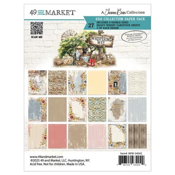 49 And Market Collection Pack 6&quot;X8&quot; Whispering Way