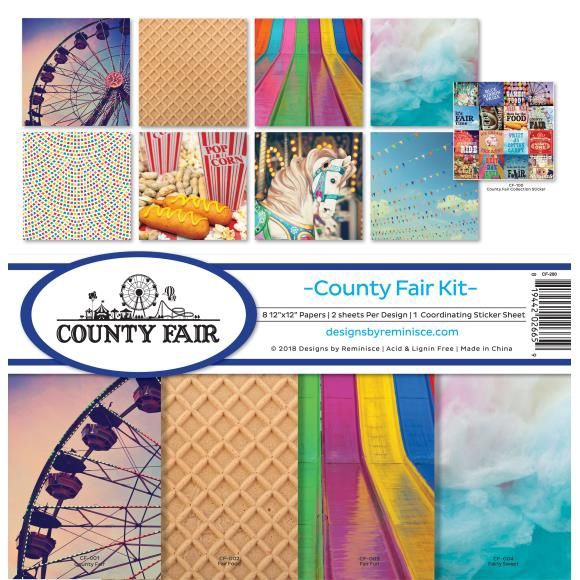 Reminisce Collection Kit 12&quot;X12&quot; County Fair