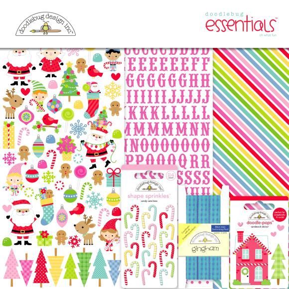 Doodlebug Essentials Page Kit 12"X12" Oh What Fun