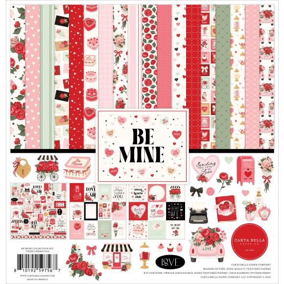 Carta Bella Collection Kit 12&quot;X12&quot; Be Mine