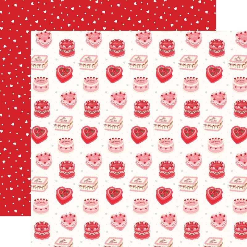 Carta Bella Be Mine Double-Sided Cardstock 12"X12" Cakes