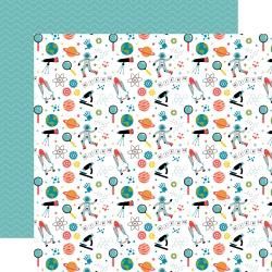 Echo Park Field Trip Double-Sided Cardstock 12X12&quot; Science Essentials