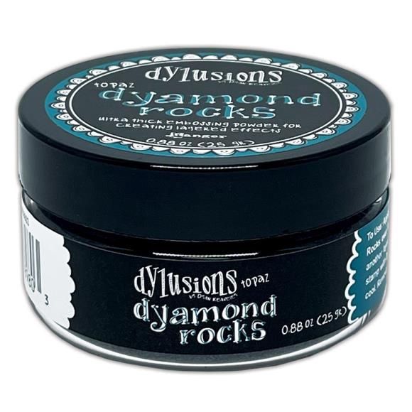 Dyan Reaveley Dylusions Dyamond Rocks Topaz