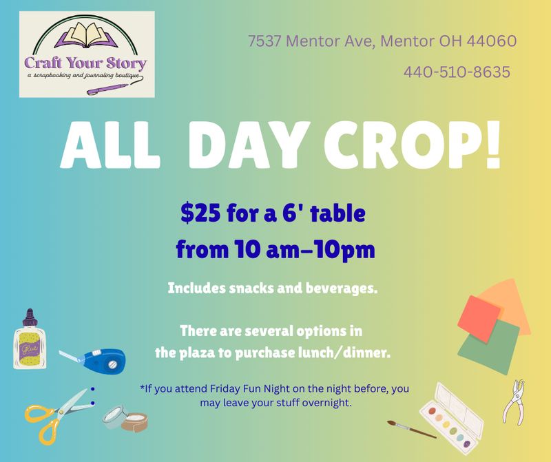 04. All Day Crop! Saturday, January 24, 2026