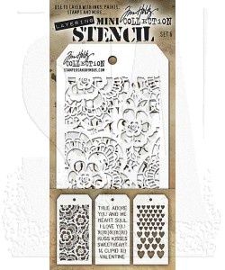 Tim Holtz Mini Layering Stencil Set #6