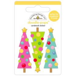 Doodlebug Doodle-Pops 3D Stickers Merry &amp; Bright