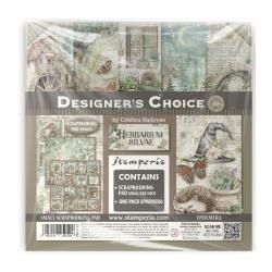 Stamperia Pad And Ephemera Herbarium Silvae