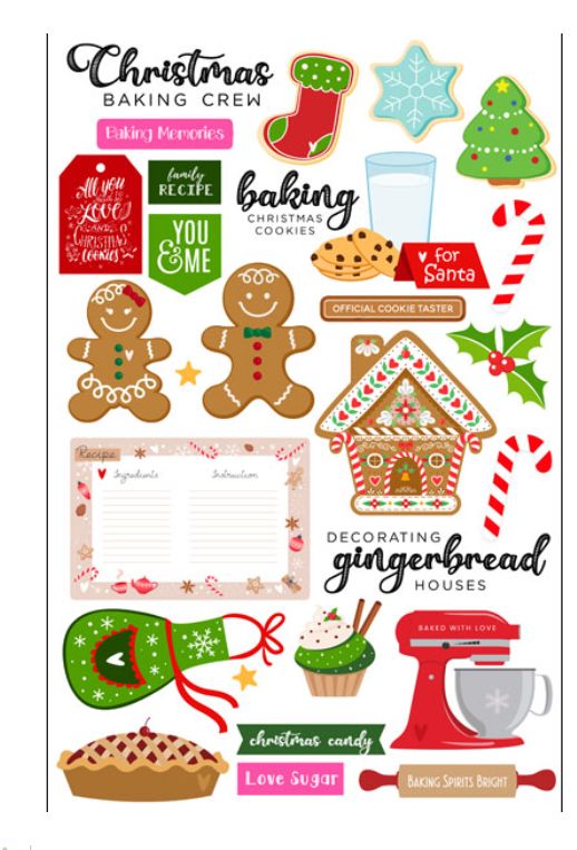 Christmas Baking Embellishments