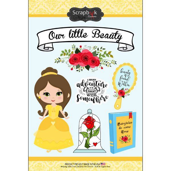 Yellow Princess Sticker