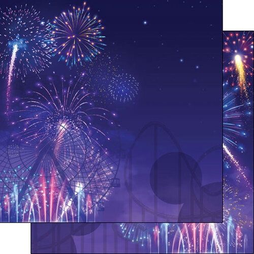 Magical Adventure Fireworks Double-Sided 12x12 Paper