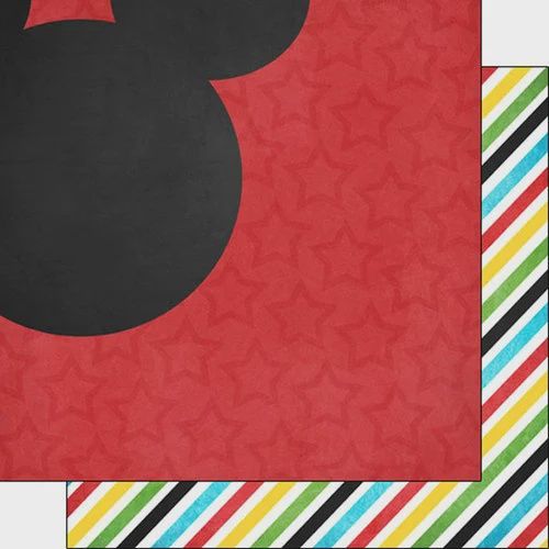 Magical Mouse &amp; Stripes 12x12 Double-Sided Paper