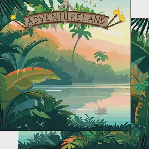 Adventure Land Double-SIded Paper 12x12