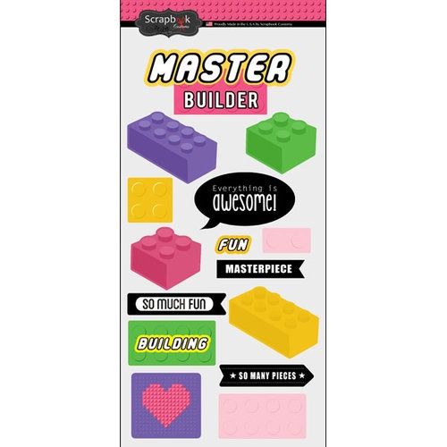Building Block Sticker- girl