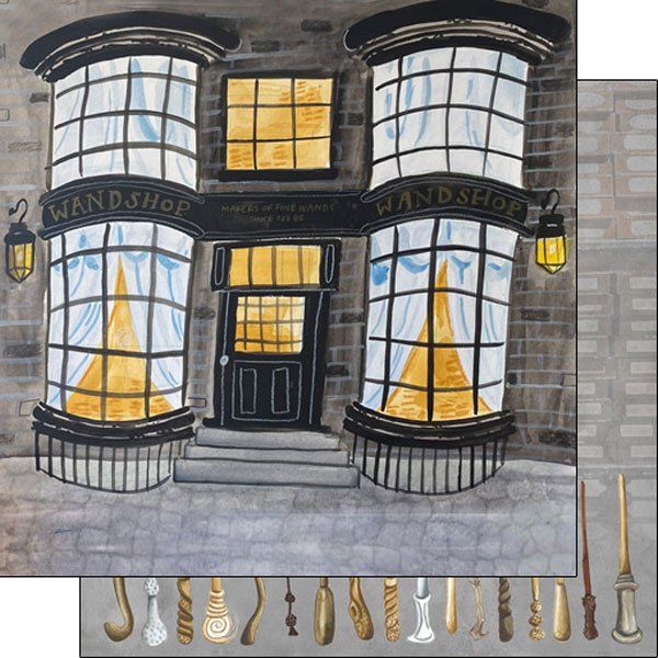 Wand Shop Watercolor Double-Sided 12x12 Paper