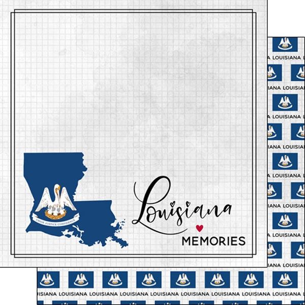 Louisiana Adventure Flag DS Paper