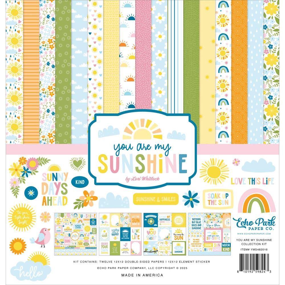 Echo Park Collection Kit 12"X12" You Are My Sunshine