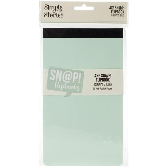 Simple Stories Sn@p! Flipbook 4"X6" Robin's Egg