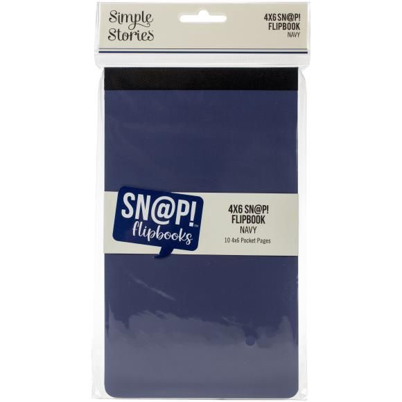 Simple Stories Sn@p! Flipbook 4"X6" Navy
