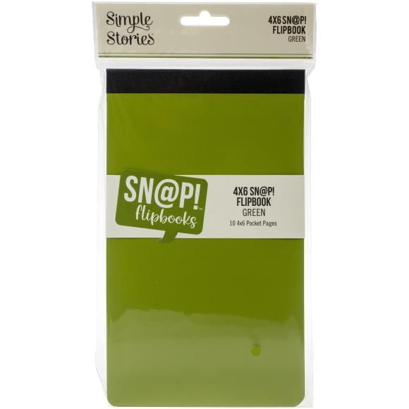 Simple Stories Sn@p! Flipbook 4"X6" Green