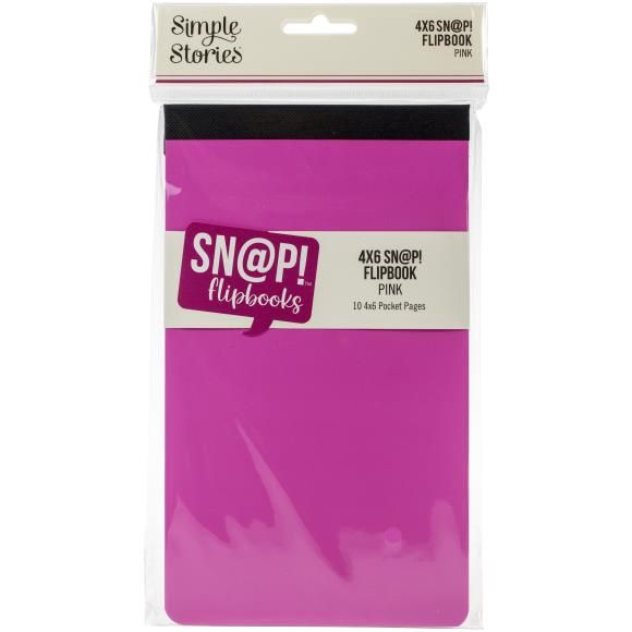 Simple Stories Sn@p! Flipbook 4"X6" Pink