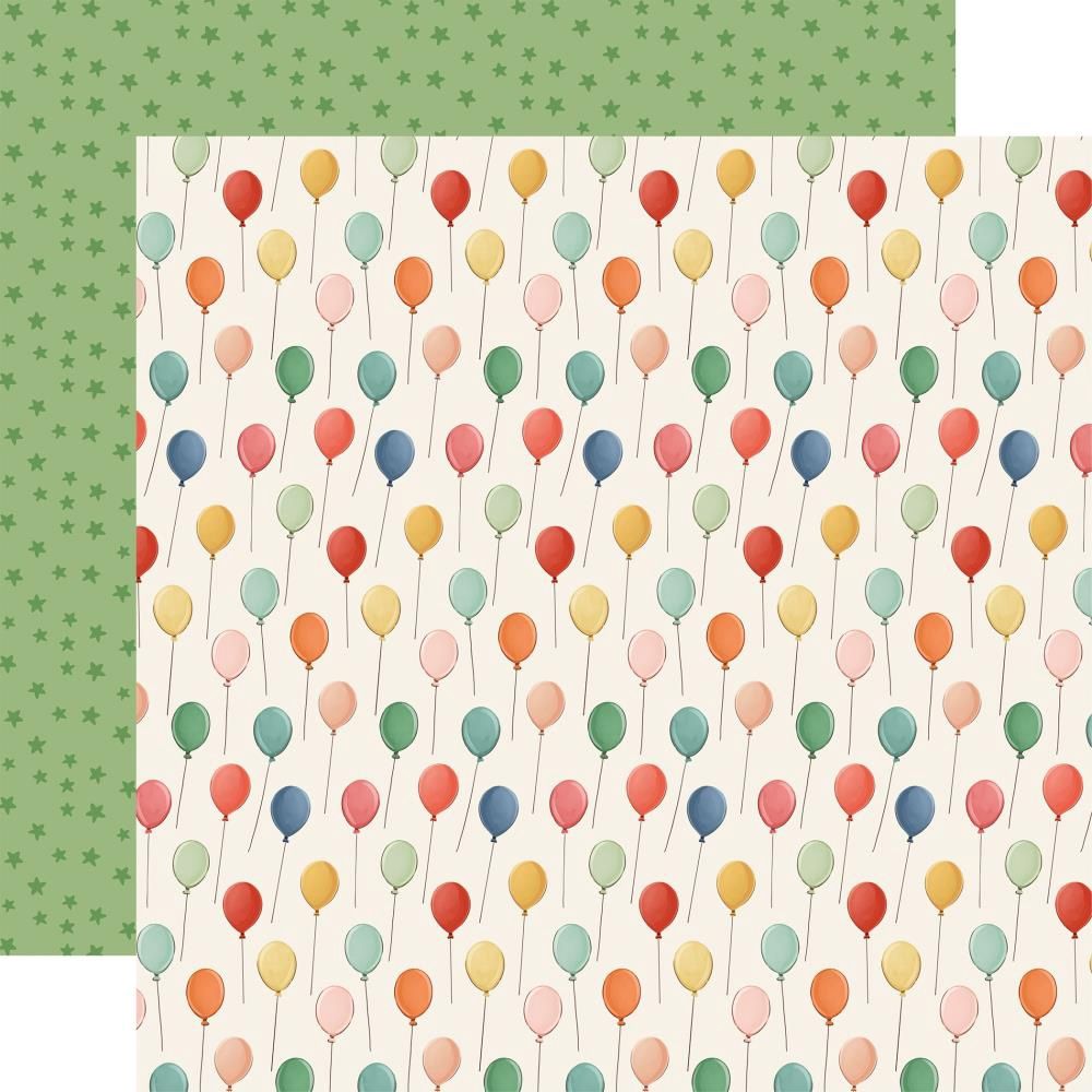 They Say It's Your Birthday Double-Sided Cardstock 12"X12" Make a Wish Balloons