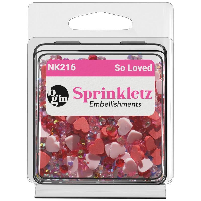 Buttons Galore Sprinkletz Embellishments 12g So Loved