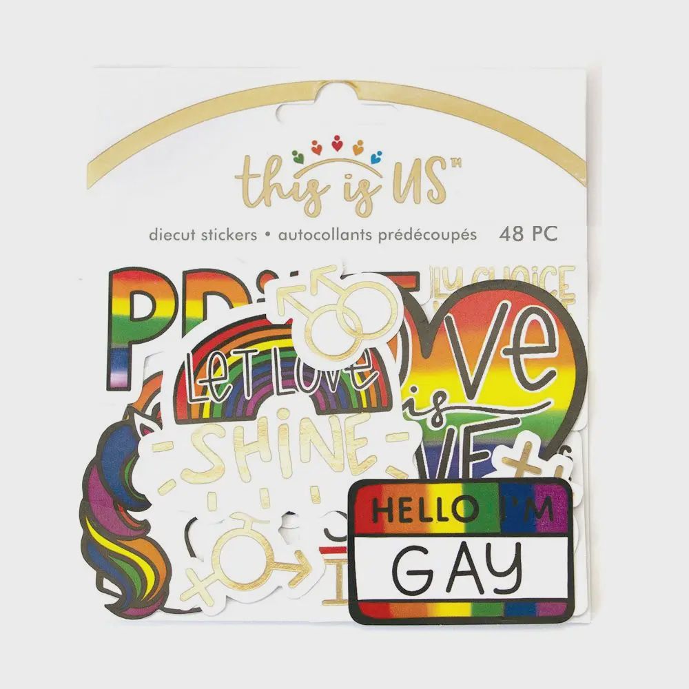 Love Is Love Diecut Sticker Set