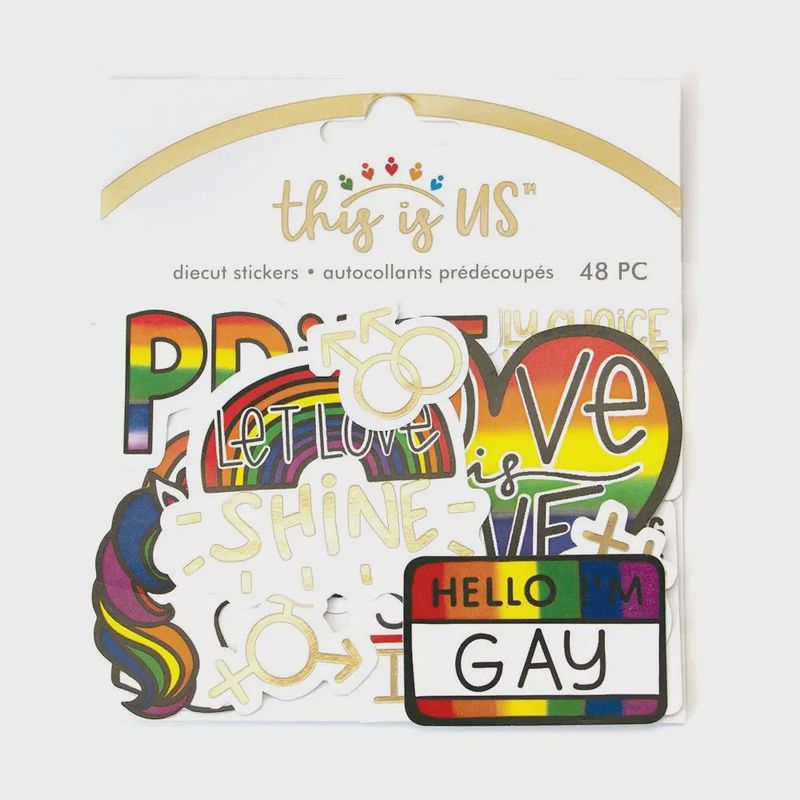 Love Is Love Diecut Sticker Set