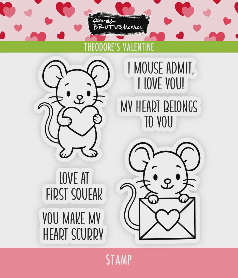Theodore's Valentine | 4x4 Stamp Set