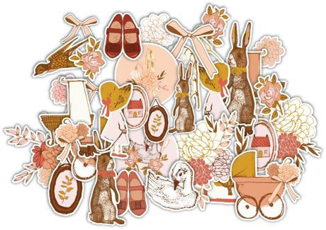 Nostalgia Chipboard Ephemera