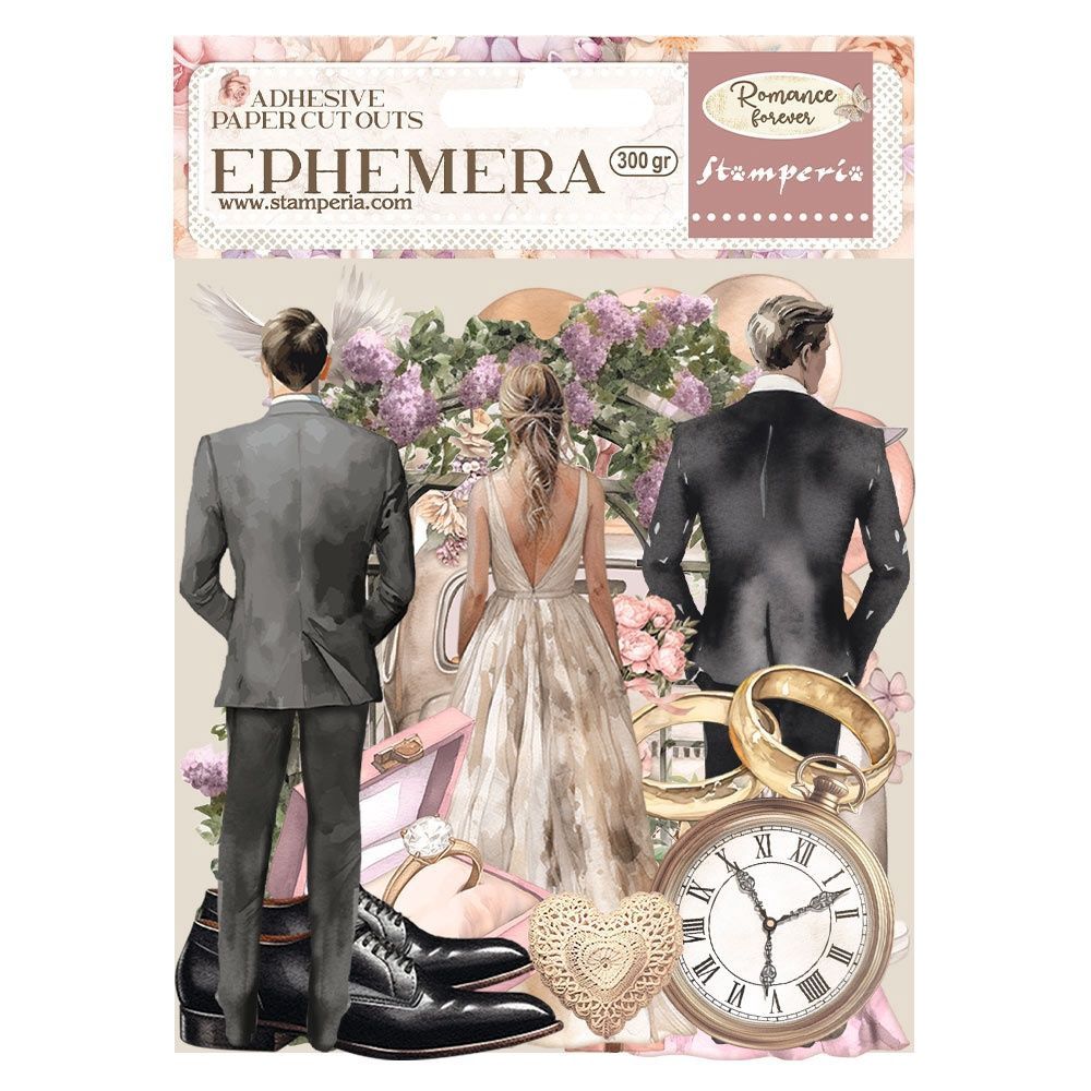Romance Forever Ceremony Edition Cardstock Ephemera Adhesive Paper Cut Outs