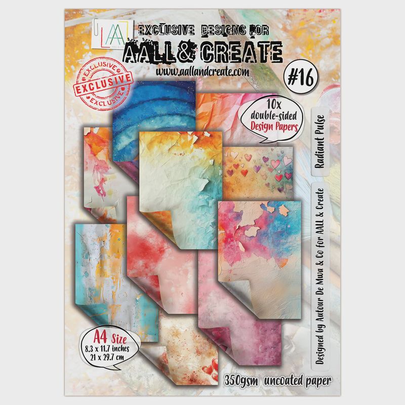 AALL and Create - A4 Design Paper - Radiant Pulse