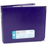 We R Classic Leather D-Ring Album 12"X12" Grape Soda