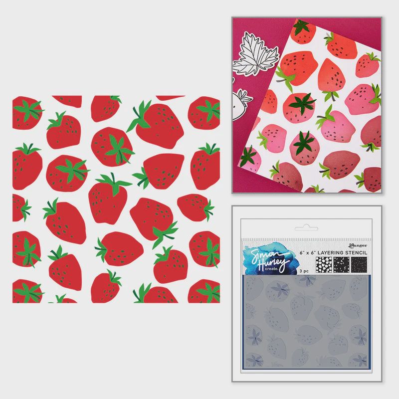 Very Berry Stencil by Simon Hurley