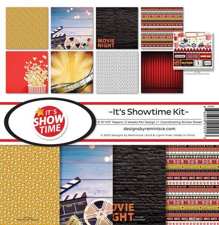 Reminisce Collection Kit 12"X12" It's Showtime